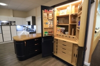 Crown Kitchens larder and Island display
